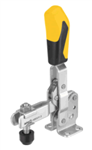 557015 Vertical acting toggle clamp. Size 6, yellow