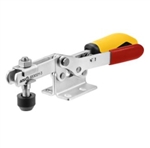 557207 Horizontal toggle clamp with safety latch. Size 4 yellow.