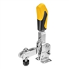 557216 Vertical acting toggle clamp. Size 3, yellow.