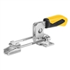 557283 Hook type toggle clamp horizontal. Size 4, yellow.