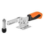 557348 Horizontal acting toggle clamp. Size 4, orange