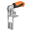 557409 Hook type toggle clamp vertical. Size 3, orange