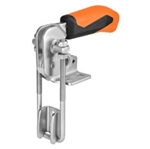 557411 Hook type toggle clamp vertical. Size 4, orange
