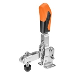 557437 Vertical acting toggle clamp. Size 4, orange.