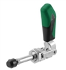 557548 Push-pull type toggle clamp. Size 2, green