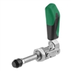 557611 Push-pull type toggle clamp. Size 2, green.