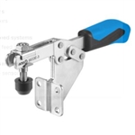 557685 Horizontal acting toggle clamp. Size 4, blue