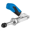 557699 Push-pull type toggle clamp. Size 0, blue