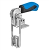 557721 Hook type toggle clamp vertical. Size 2, blue