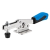 560159 Horizontal acting toggle clamp plus, Size 1, blue.