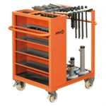 72520 Trolley for clamping equipment with basic set of clamping equipment