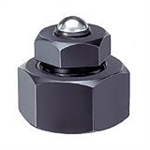 72546 Height setting screw jack with pivotable ball