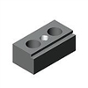88807 Support-stop block, single-sided