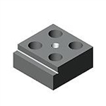 88849 Support-stop block, single-sided, wide from AMF brought to you by ITBONA-MACHINETOOL.
