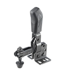 90175 Vertical toggle clamp, black. Size 1.