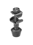Clamping screw, black. Size 3 for open clamping arms.
