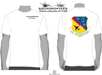 104th FW Barnestormers Logo Back Squadron T-Shirt, USAF Licensed Product