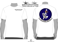 10th Flight Test Squadron Logo Back Squadron T-Shirt, USAF Licensed Product