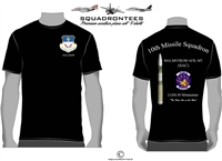 10th Missile Squadron, 341st SMW Squadron T-Shirt - USAF Licensed Product