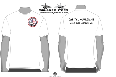 121st FS Capital Guardians Squadron T-Shirt D1 - USAF Licensed Product