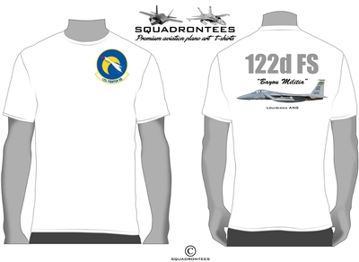 122d FS Bayou Militia T-Shirt D1 - USAF Licensed Product