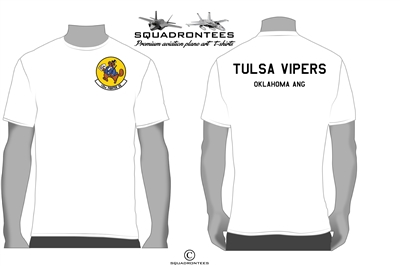 125th FS Tulsa Vipers T-Shirt D1 - USAF Licensed Product