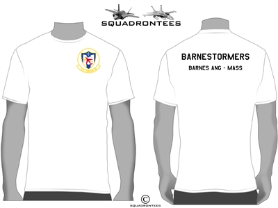 131st FS Barnestormers Squadron T-Shirt D1 - USAF Licensed Product