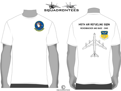 145th Air Refueling Squadron T-Shirt D2 - USAF Licensed Product