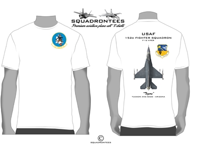 152d Fighter Squadron, Tigers, Squadron T-Shirt, D1 USAF Licensed Product