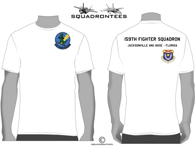 159th Fighter Squadron, Boxin Gators, Squadron T-Shirt, D1 USAF Licensed Product
