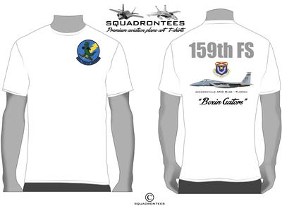 159th Fighter Squadron, Boxin Gators, Squadron T-Shirt, D2 USAF Licensed Product
