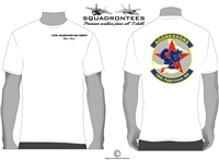 18th Aggressor Squadron Logo Back Squadron T-Shirt, USAF Licensed Product