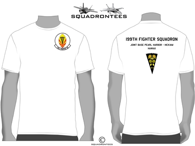 199th Fighter Squadron, Squadron T-Shirt, D1 USAF Licensed Product