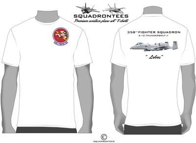 358th Fighter Squadron Lobos Squadron T-Shirt D2, USAF Licensed Product