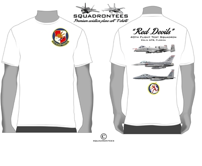 40th Flight Test Squadron T-Shirt D4, USAF Licensed Product