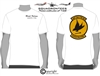 429th TFS Black Falcons Logo Back Squadron T-Shirt D1, USAF Licensed Product