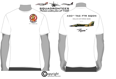 430th TFS Tigers Squadron T-Shirt D2, USAF Licensed Product