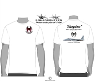 44th Fighter Squadron Vampires F-15 Squadron T-Shirt - USAF Licensed Product