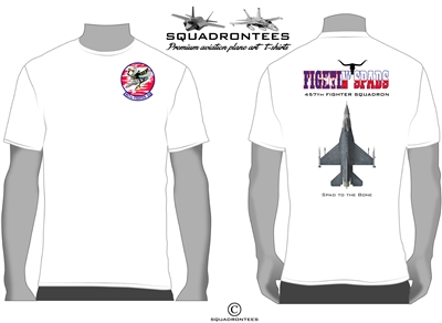 457th Fighter Squadron Fightin Spads, Squadron T-Shirt, D2 USAF Licensed Product