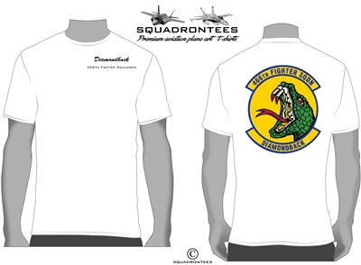 466th FS Diamondback,  Squadron T-Shirt D1, USAF Licensed Product
