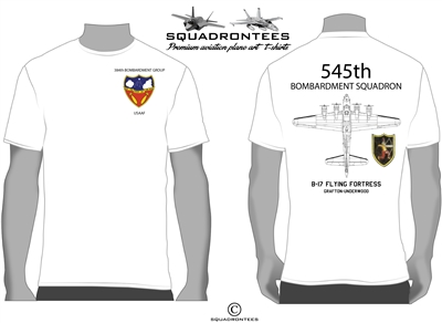 545th Bombardment Squadron, 384th BG, USAAF B-17 Squadron T-Shirt