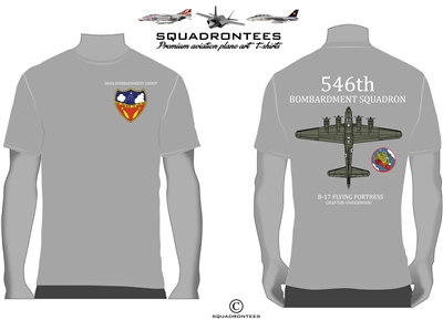 546th Bombardment Squadron, 384th Bombardment Group B-17 Squadron T-Shirt