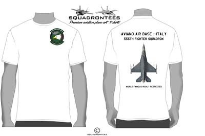 555th Fighter Squadron T-Shirt D1 - USAF Licensed Product