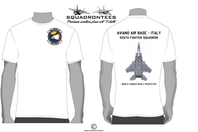 555th Fighter Squadron T-Shirt D3 - USAF Licensed Product