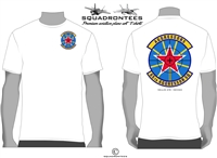 65th Aggressor Squadron Logo Back Squadron T-Shirt - USAF Licensed Product