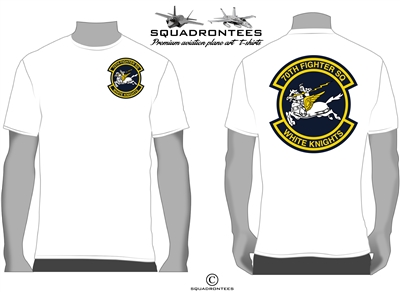 70th Fighter Squadron Logo Back Squadron T-Shirt, USAF Licensed Product
