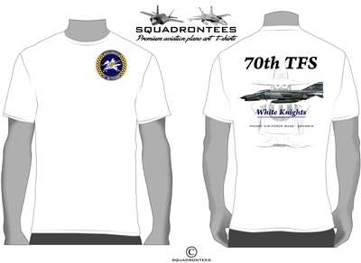 70th Tactical Fighter Squadron T-Shirt D2 - USAF Licensed Product