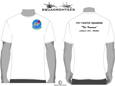 71st Fighter Squadron, The Ironmen, Squadron T-Shirt, D3 USAF Licensed Product
