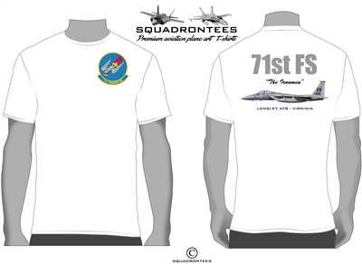 71st Fighter Squadron F-15 Squadron T-Shirt - USAF Licensed Product
