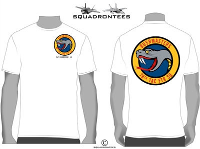 78th TFS Bush Masters Squadron T-Shirt D1, USAF Licensed Product
